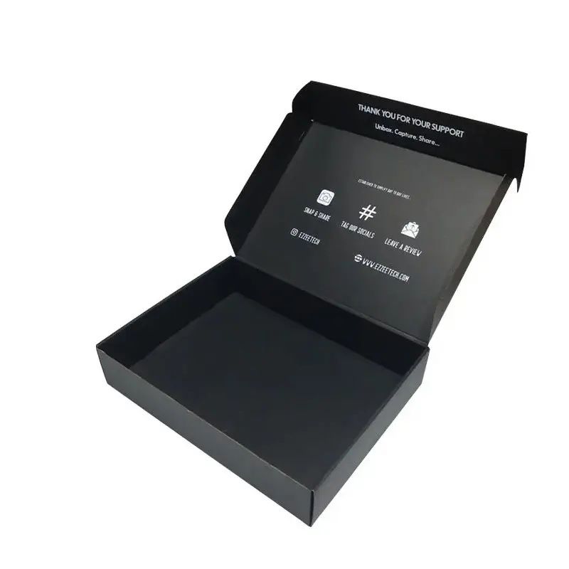 black painting paper box